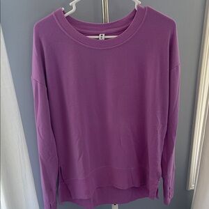 Athleta Purple Crewneck Top